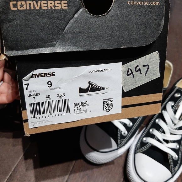 Converse All Star Oxford Black New - Picture 5 of 5